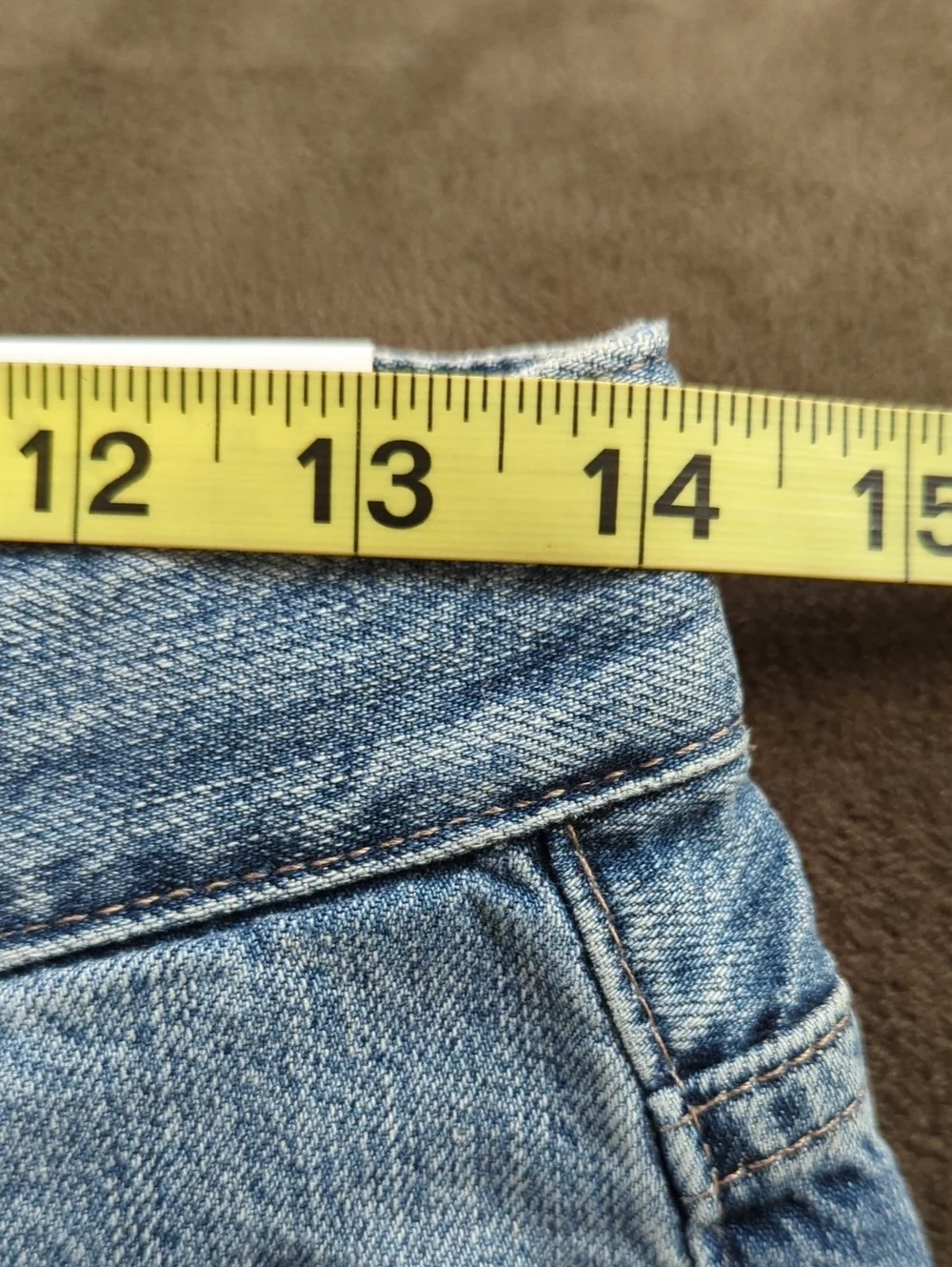 AG Jeans Myth Clove High-Rise Baggy Fit Button Fly Cut Off Shorts Size 25